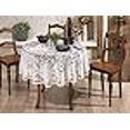 thumbnail image 3 of Alteza Nappe en Dentelle Couleur Blanche. Design Floral. Rond 60 Pouces Rond, 3 of 4