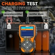 Ancel As200 Pro 2 في 1 Obd2 الماسح الضوئي + اختبار البطارية، فحص قارئ رمز المحرك أدوات تشخيص السيارات، تعزيز Obd Ii رمز القارئ 12 V بطارية السيارات اختبار الحمل