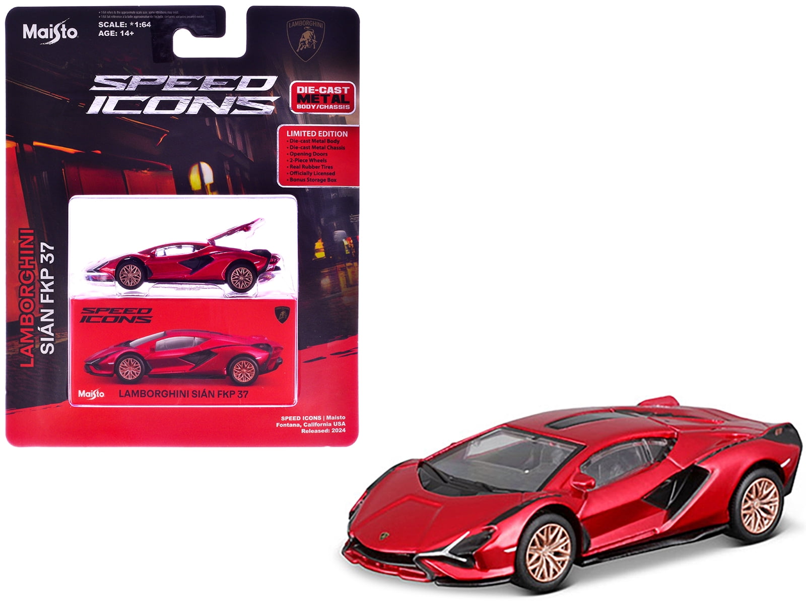 ミニカー Maisto Ferrari FXX K Special Edition Maisto Ferrari FXX K 1:18 Scale Car Special Edition, Red