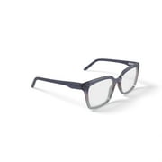 Walmart Womens MC014 Nyobi Square Prescription Eyeglasses with Case, Gray Pink