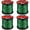 Green 4PCS, variant on 4 Braided 300 Strong Horse Fishing Line Braided Strong Horse Fishing Line Does Not Fade Color Rock Fishing Sea Fishing Special Main Line Green