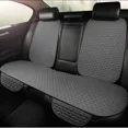 thumbnail image 2 of Funda de asiento de coche de lino para todas las estaciones, fundas delanteras suaves y transpirables con protector antideslizante, ajuste universal para la mayoría de coches, furgonetas, SUV y camion, 2 of 5