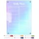 thumbnail image 1 of Weekly Planner Board Magnetic Erasable Reusable Kitchen Home Office 16.5X11.7X0.1In 1Set, 1 of 5