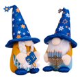 thumbnail image 1 of Figuras de gnomos de Hanukkah para decorar chimeneas y estantes., 1 of 8