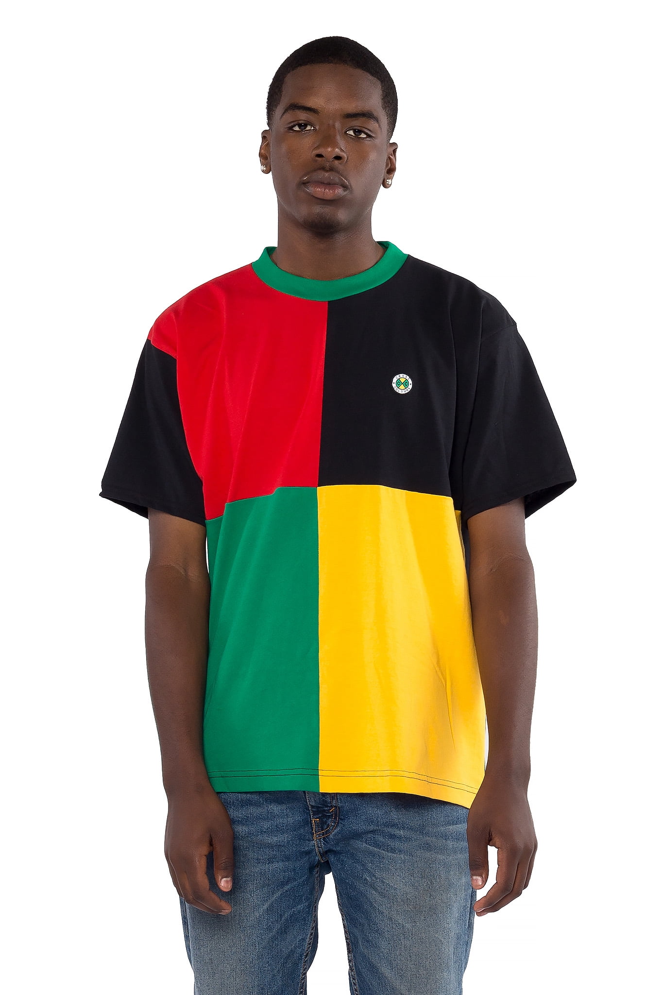 CROSS COLOURS COLOR BLOCK SQUARE T 
