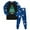 Blue, variant on Cathalem Pajamas Matching Sets, Christmas Printed Sleepwear, Holiday Pajamas Hot Pink 6-7 Years