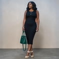 thumbnail image 2 of Plus Size Black Tank Dress, 2 of 3