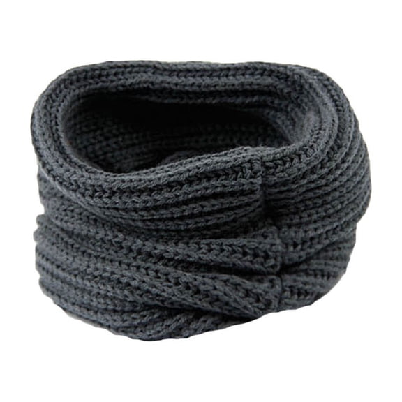 LSQii Winter Knitted Neck Gaiter For Men & Women Casual Ski Neck Warmer Wrap Windproof Collar Circle Shawl for Cold Weather Outdoor Sports Gray
