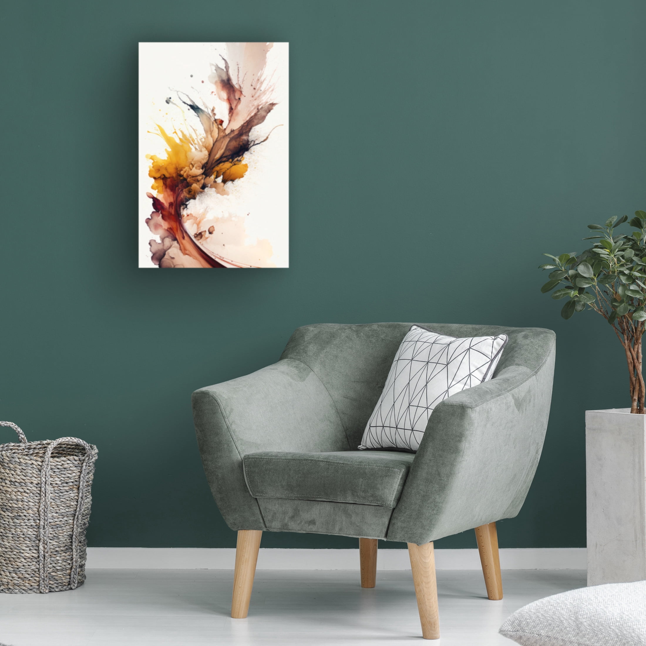 Trademark Fine Art Mauro Autumnal Abstract Canvas Wall Art