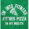thumbnail image 2 of Fitness This Pizza Foodie Gym Workout Zip Up Hoodie Men's Women's Brisco Brands L, 2 of 6