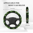 thumbnail image 4 of KLL Car Steering Wheel Cover, Universal 15 inch, Soft Elastic and Comfortable,Car Accessories Decorations Red-Eyed Tree Frog, 4 of 6