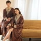 thumbnail image 2 of Ropa de dormir de franela agrandada para mujeres invierno hombres coral polar pareja bata de baño otoño e invierno estilo largo grueso, 2 of 5