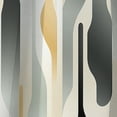 thumbnail image 4 of Designart "Spacious Neutrality II" Striped Blackout Curtain Single Panel, 4 of 4