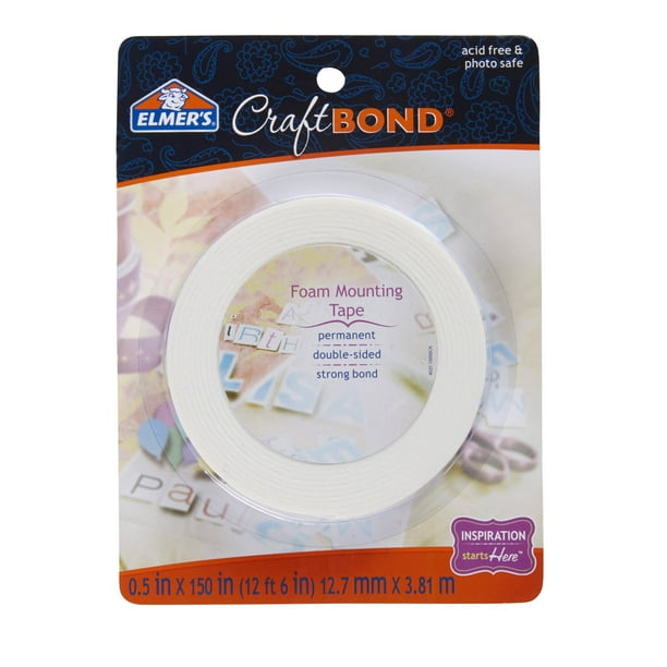 Elmer's Permanent Foam Mounting Tape, 1 Each
