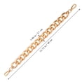thumbnail image 3 of Miangastore VALICLUD Metal Bag Chain 27mm Purse Chain Shoulder Strap Replacement for Handbag Or Shoulder Bag (Light Gold), 3 of 8