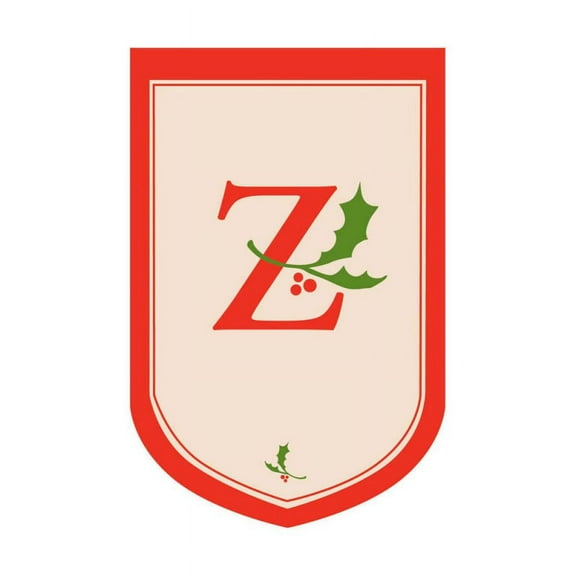 Flag,Applique,Garden Size Flag,Holiday Monogram Z