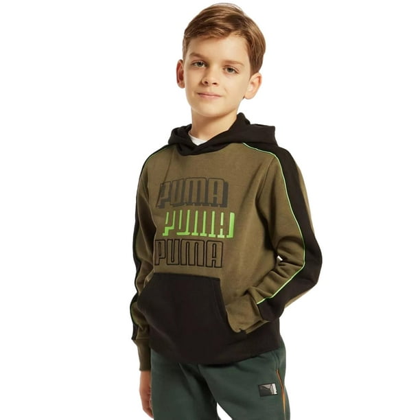 Sudadera Puma Alpha para Ninos 589275 44 verde S Walmart en linea