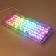 thumbnail image 3 of DIY de mecánico con cable de 64 teclas, interruptor caliente retroiluminado RGB USB C carcasa de acrílico verde claro shamjiam Teclado mecánico, 3 of 9