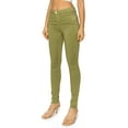 thumbnail image 2 of KHAKI & BLUE Women’s The Everyday Garment-Dyed Skinny Jeans Soft Stretchy High Rise Comfy Casual Pants, 2 of 6