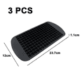 thumbnail image 2 of 3-Pack 160 Mini Ice Cube Trays and Candy Grids Small Ice Maker Tiny Ice Cube Trays, 2 of 5