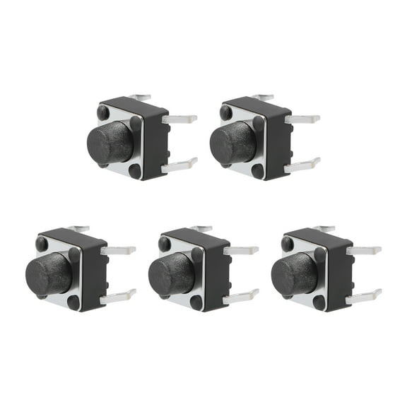 6x6x6mm Panel Micro PCB Momentary Tactile Tact Push Button Switch DIP 5PCS