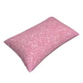 thumbnail image 3 of Balery Glitter Pink Pillow Covers,Bed Pilowcases,Reversible Plush Throw Pillow Covers End Pillow Encasement,Pillow Case - 20"X30", 3 of 9