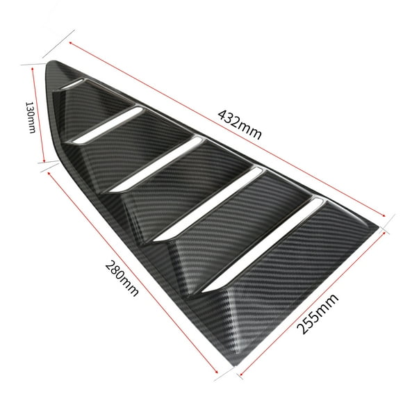 Amdohai Rear Window Louvers Car Rear Window Blinds Side Tuyere replacement for Chevrolet Komaro 2016-2018