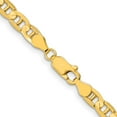 thumbnail image 3 of 10K Yellow Gold Anchor Chain Styles Necklace 4.5 mm Concave 18 inch, 3 of 4