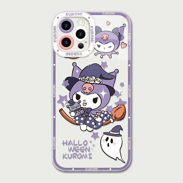 Cinnamoroll Kuromi-funda de silicona suave para iPhone, carcasa trasera transparente para iPhone 14 Pro Max 13 12 11 Pro Max Mini XR XS X 8 7 6 6S Plus SE 2020 Fivean unisex