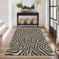 thumbnail image 2 of 1PC Zebra-patterned Area Carpet Local Carpet, Lightweight Washable Easy-to-Manage Carpet Floor Mat Festival Gift, Suitable for Living Room, Bedroom, Dining Room, Office, Bathroom, Room Accessories, 2 of 8