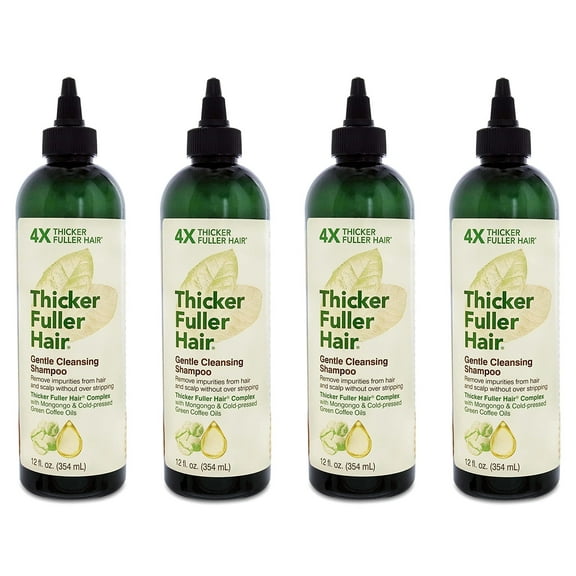 Thicker Fuller Hair Gentle Cleansing Shampoo 12 Fl. Oz. - Pack of 4