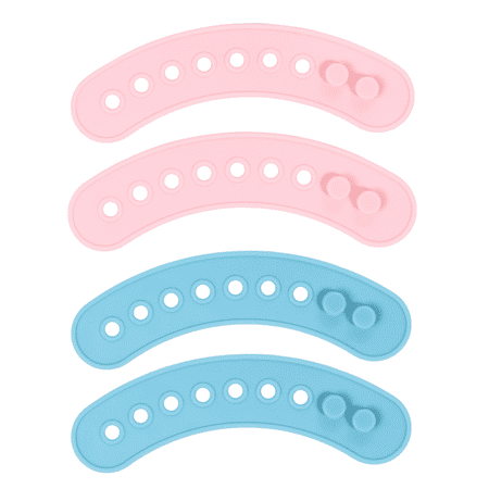 

HEMOTON 4PCS Baby Bib Extender Eating Bibs Extender Saliva Towel Neck Extender