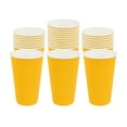 thumbnail image 2 of Restpresso 16 oz Yellow Paper Coffee Cup - Ripple Wall - 3 1/2" x 3 1/2" x 5 1/2" - 500 count box, 2 of 11