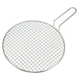thumbnail image 3 of Unique Bargains Grille en Acier Inoxydable, 11,6 Pouces Rond Barbecue Net Barbecue Gril Grille Extérieure Cuisson Grillage Grillage avec Poignée, 3 of 5