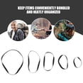 thumbnail image 3 of Nestingho 50Pcs Black Thick Rubber Bands Heavy Duty Stretch Bands for Crafts Tools and Office Use, 3 of 7