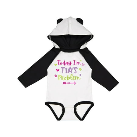 

Inktastic Child Funny Today Im Tias Problem Gift Baby Girl Long Sleeve Bodysuit