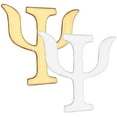 thumbnail image 1 of WORGEOUS 2 uds broche del alfabeto griego broche de letra griega Pin de solapa broche de mujer Pin Decoración, 1 of 7