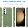 thumbnail image 2 of Slim Fit Durable Phone Case for Samsung Galaxy S23 FE, Rugged Shield Outdoor Case with Military Grade Shockproof, Drop-Tested and Camera Lens Protection Case for Galaxy S23 FE, HD Green, 2 of 12