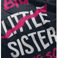 thumbnail image 4 of Big Sis Little Sister Coming Soon Youth T Shirt Tee Girls Infant Toddler Brisco Brands 12M, 4 of 5