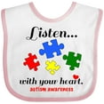 thumbnail image 3 of Inktastic Autism Awareness Boys or Girls Baby Bib, 3 of 4