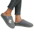 thumbnail image 3 of Winter Slippers for Women 2025 Cute Butterfly Lined Warm Cozy On Slippers Indoor Non House Shoes, 3 of 8