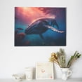 thumbnail image 6 of Daiia Sunshine Ocean Whale Print Canvas Decorative Picture – 30x40in Artistic Wall Art, Ready-to-Hang Canvas Print for Living Room（Horizontal）, 6 of 6