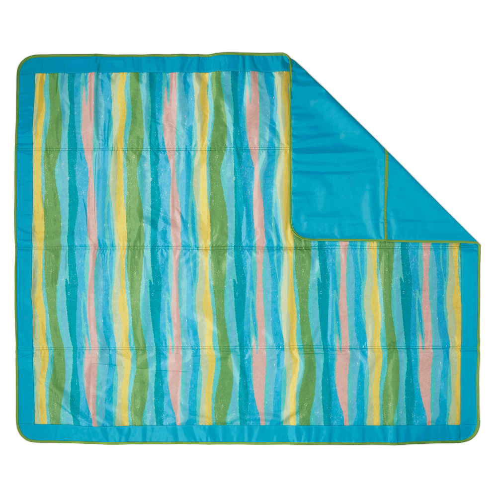 Lightspeed Outdoors Waterproof Folding Outdoor Blanket (Sand Stripe