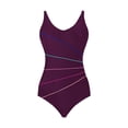 thumbnail image 1 of TJAZFJPA Combinaison Maillot de Bain Plus Femmes Été Maillot de Bain Imprimé Mode Maillot de Bain Bikini une Pièce Col Haut Bas de Maillot de Bain pour Femmes, 1 of 3