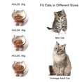 thumbnail image 3 of Juego de cuencos elevados para gatos y perros Nihow Ceramic de 5 pulgadas (2 piezas), color marrón, 3 of 8