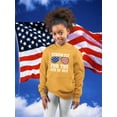 thumbnail image 2 of Stayin' Fly 4Th July Glasses Hoodie Juniors -Image by Shutterstock,  Small, 2 of 4