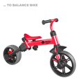 thumbnail image 2 of Yvolution Y-Velo Flippa Tricycle pour Draisienne - Rouge, Grand, 2 of 5