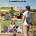 thumbnail image 4 of Travel Cooler Bag - Pioneer Flower Floral Print Pattern Camping Beer Cooler Backpack with Bottle Opener- Waterproof Insulated Picnic Backpacks - Cooler Bag for Beach, 4 of 6
