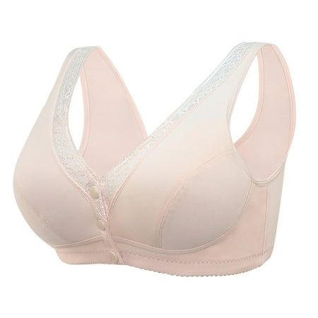 

TOWED22 Wireless Bras For Women Women s Non Padded Lace Full Coverage Underwire Plus Size Bra B