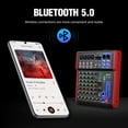 thumbnail image 6 of High sound quality! D Debra Audio Pro Portable Recording Mixer Audio With USB 99 DSP Digital Effects For DJ Mixer Console Karaoke Recording Studio (SI-6UX (6 Channel)), 6 of 13